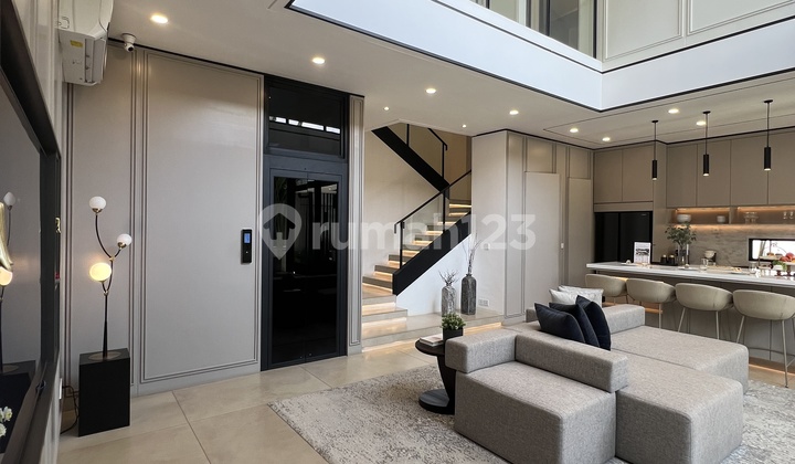 Luxurious 3-Story House with Private Lift in Sawangan Depok Near Highway 2