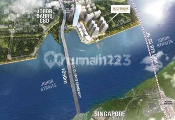 Apartemen 2 Kamar Tidur Semi Furnished Johor Bahru Princess Cove 2