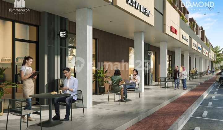 Affordable New 2-Story Shop House, Strategic Location, Freehold Title (SHM) in Summarecon 2