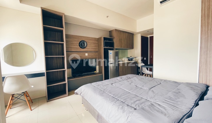 Dijual Apartemen Tipe Studio Modern Minimalis Fully Furnished Fully Renovated Lokasi Strategis Siap Huni Dekat Akses Fasilitas Umum Vittoria Residence Daan Mogot Jakarta Barat