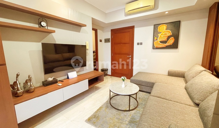 Dijual Apartment 2+1 Br Royal Mediterania Garden Fully Furnished & Fully Renovated Apartemen Lavender 2 Kamar Tidur Furnished Bagus 2