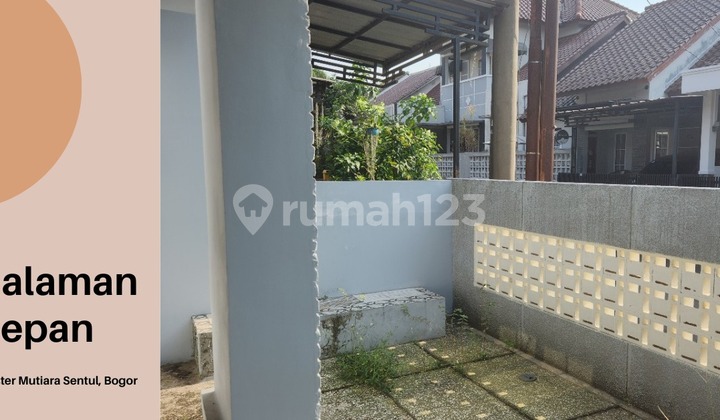 Rumah di Jalan Raya Alternatif Sentul di Cluster Mutiara Sentultiara Bogor 2