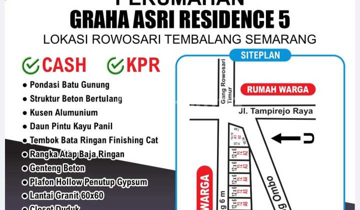 Kavling Siap Bangun Bebas Banjir Termurah 1