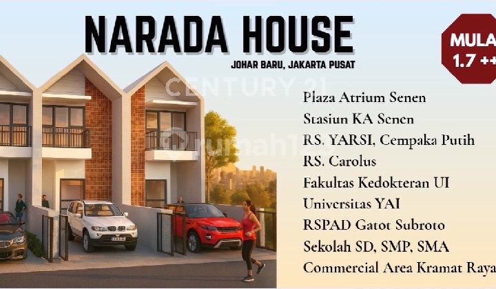 New House in Cempaka Putih, Only 5 Minutes from Kemayoran