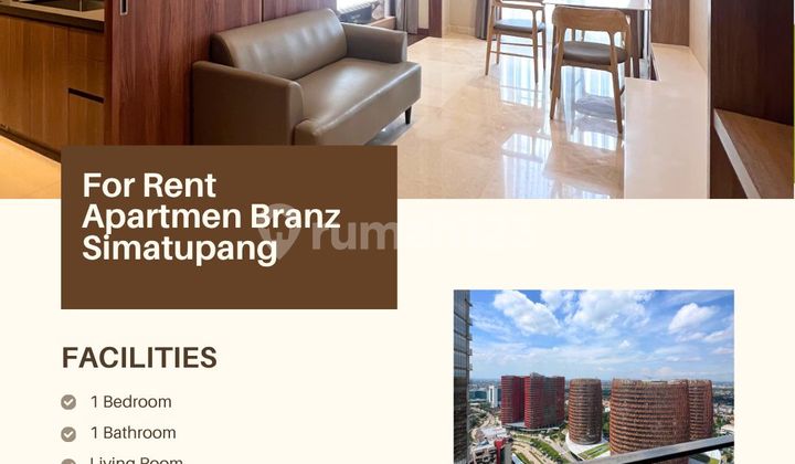 For Rent Branz Simatupang Apartment 1 Bedroom Furnished