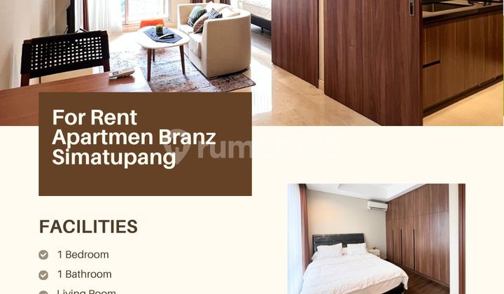 For Rent Branz Simatupang Apartment 1 Bedroom Furnished For Rent Branz Simatupang Apartment 1 Bedroom Furnished