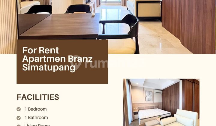 For Rent Branz Simatupang Apartment 1 Bedroom Furnished For Rent Branz Simatupang Apartment 1 Bedroom Furnished