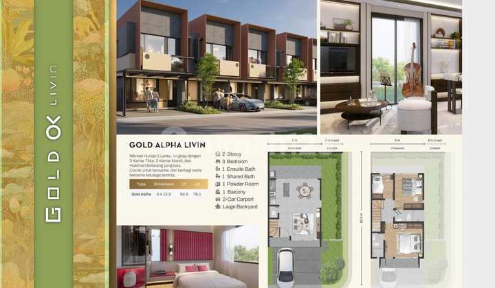 Di Jual Rumah Brand New Park Serpong Inden 18 Bulan 