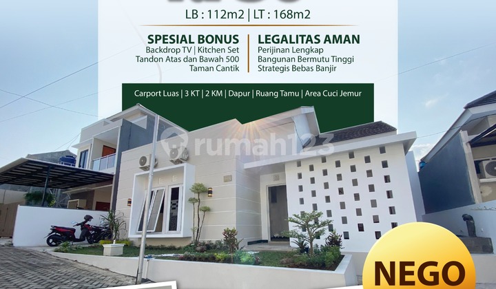 Minimalist Spacious Ready-to-Occupy House in Banyumanik 1