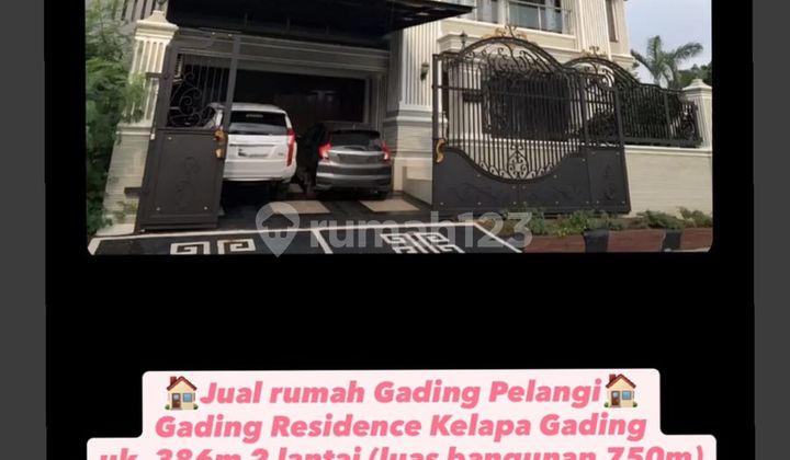 Jual rumah Gading Pelangi / Gading Residence Kelapa Gading 2