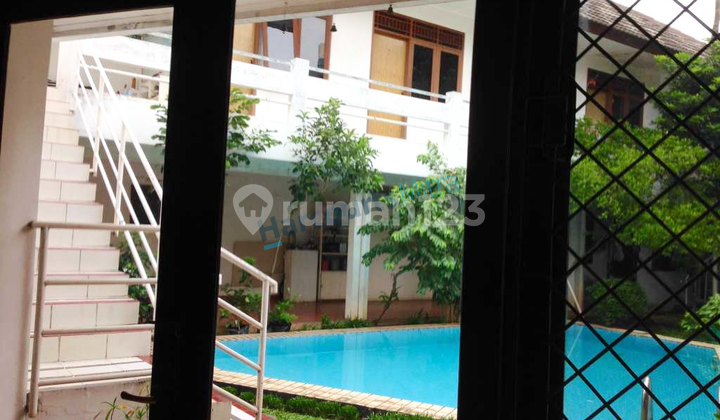 Rumah Incl Kolam Renang, LT 630 M2, Cinere Estate, Depok - ( Rj ) Turun Harga