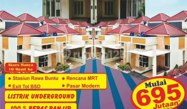 Rumah 1 Lantai Siap Huni di Serpong