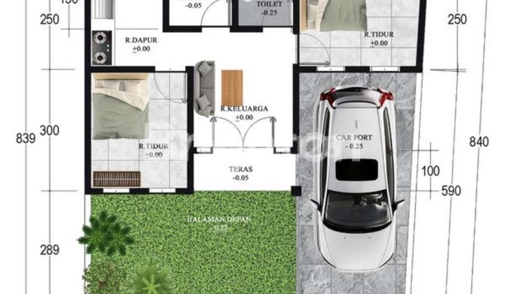 For Sale@New 2 Bedroom House Tabanan Bali Primary House Griya Taman Ayu Selingsing