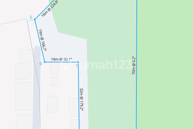 Tanah Los Tebing dengan View Ocean Pecatu Bali