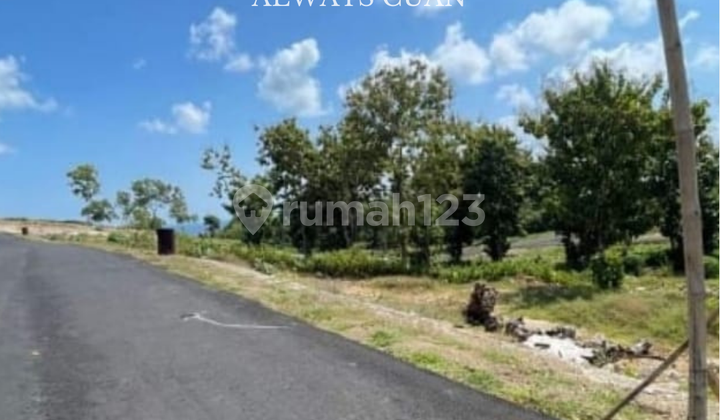 Sebidang Tanah Ocean View di Kawasan Wisata Pantai Bingin Pecatu Bali Dijual