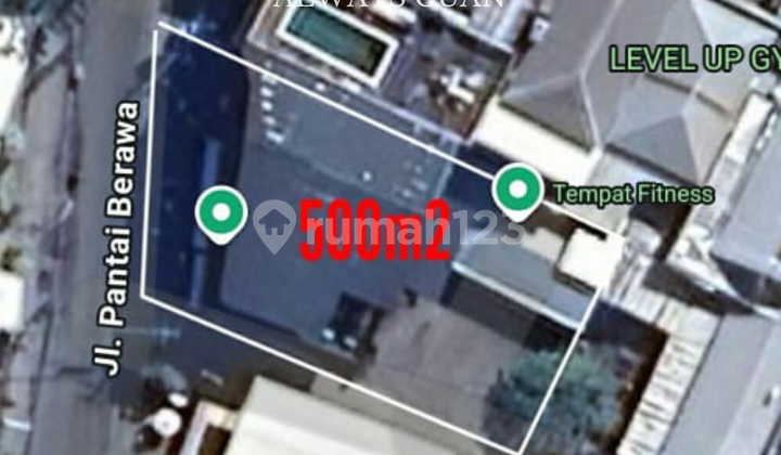 Tanah Berisi Bangunan Dijual Area Canggu