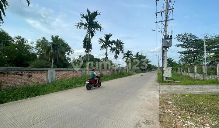 Tanah Pinggir Jalan Sukawinatan SHM Palembang