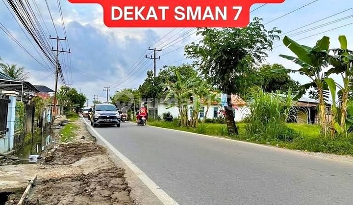 Tanah Strategis Pinggir Jalan Mata Merah Palembang SHM