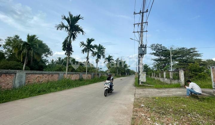 Tanah Pinggir Jalan Sukawinatan Palembang SHM