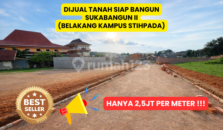 Land in Sukabangun 2 Behind Stihpada Campus Palembang