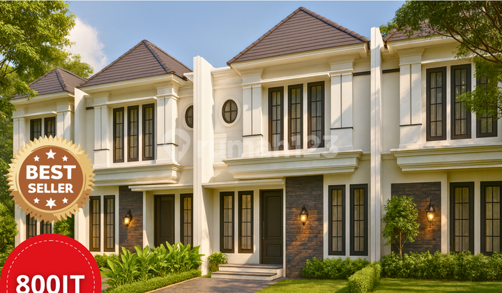 2-Story American Classic House in the Center of Palembang City | Sukabangun 1