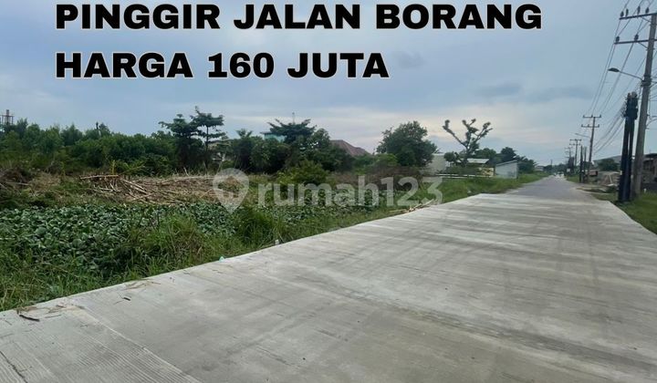 tanah pinggir jalan sematang borang palembang