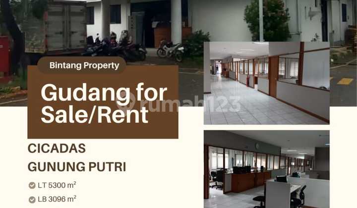 For Sale Or For Rent And Warehouse For Sale In Gunung Putri Bogor