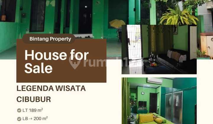 Dijual Rumah Second Di Legenda Wisata Cibubur Dekat Tol Kota Wisataa 