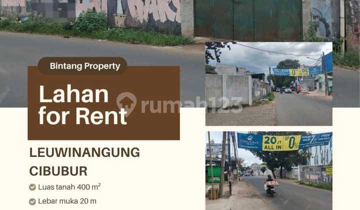 Disewakan Tanah Di Leuwinanggung 400.0 M² Dekat Tol Cimanggis