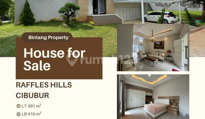 Rumah Bagus SHM di Raffles Hills Cibubur Dekat LRT dan Transmart Studio Rumah Bagus SHM di Raffles Hills Cibubur Dekat LRT dan Transmart Studio