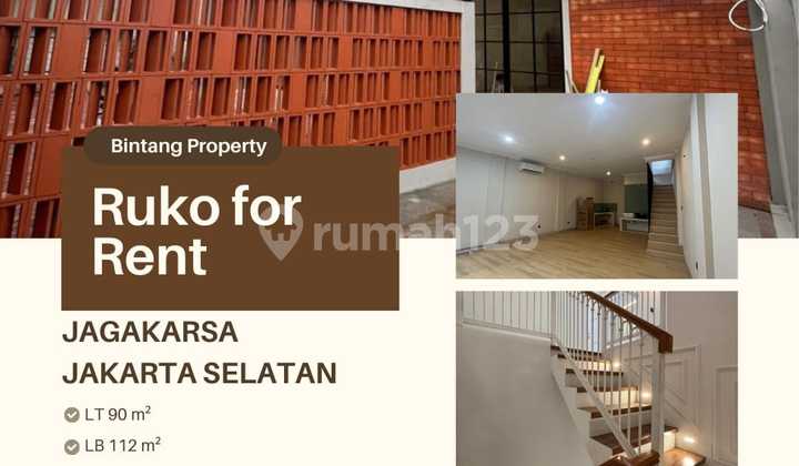 For Rent New 2-Story Shop House in Jagakarsa, South Jakarta