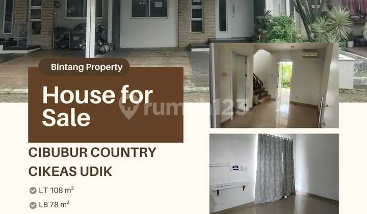 For Sale House in Cibubur Country Cikeas Near Cimanggis Toll Road For Sale House in Cibubur Country Cikeas Near Cimanggis Toll Road