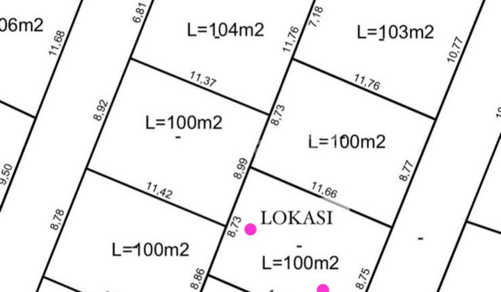 Tanah Strategis Lingkungan Villa Private Di Gerih Dekat Dengan Green School Sempidi Mas Ubud