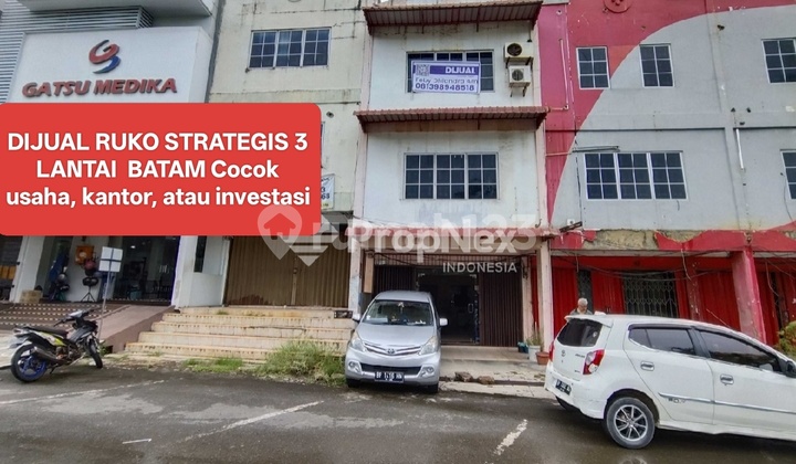 Dijual Ruko Strategis 3 Lantai Batam Dijual Ruko Strategis 3 Lantai Batam
