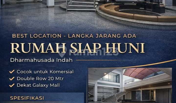 Tev Dijual Rumah Dharmahusada Indah Mewah Row Sangat Besar