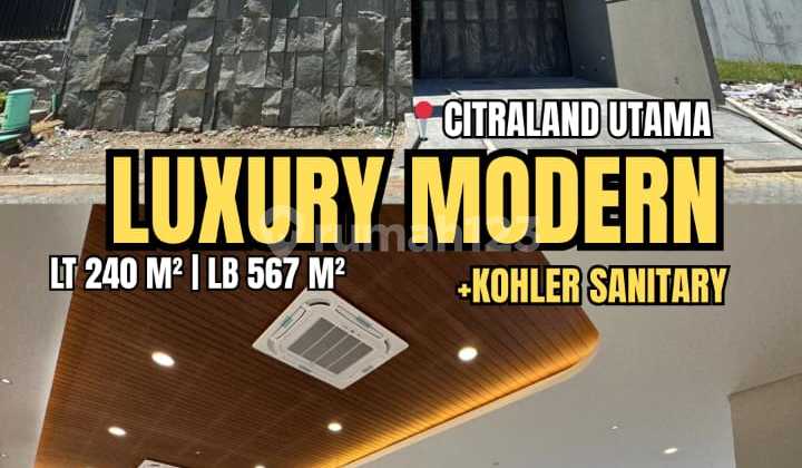 Tev Dijual Rumah Mewah Di Citraland Utama Cluster Waterfront