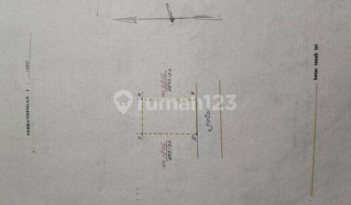 Dijual - Lahan 1000M² Strategis di Area Pahandut, Palangkaraya