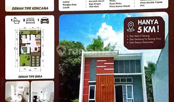 Rumah Subsidi Rasa Komersil di Serang Kota