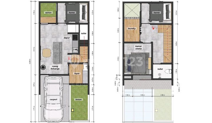 2 Story House Ready to Live In, Strategic Location in Depok 2