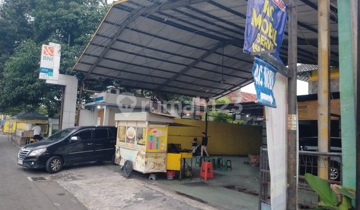 Ruang usaha 2 lantai Jl Raya Tajem, ideal bengkel/car wash disewa