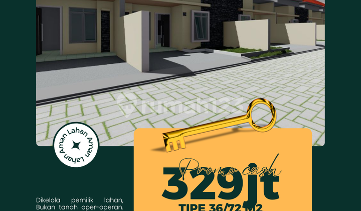 Rumah Harga 300 Jutaan Dekat ke Surabaya