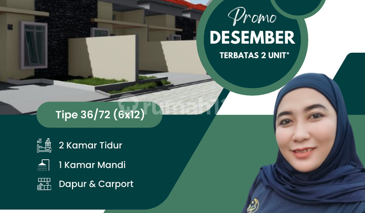 Promo Bulan Desember Rumah Modern Harga Murah Meriah