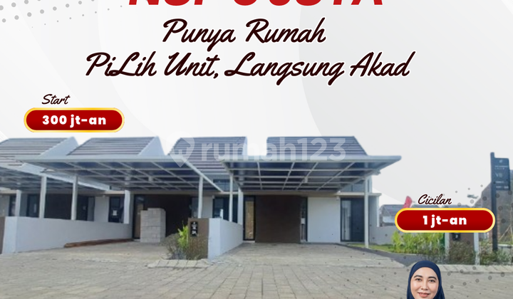 Kredit Rumah Start 300 Jutaan Cicilan 1 Jutaan