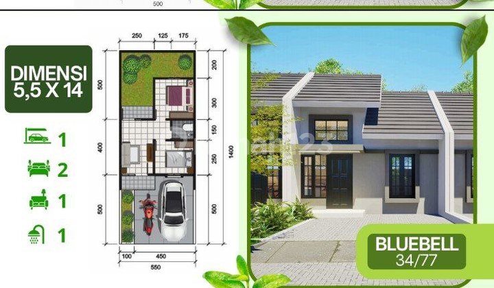 Rumah Dekat Surabaya Free Dp Angsuran 1 Jutaan KPR