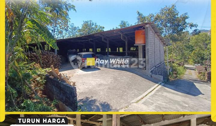 Dijual Ruang Usaha Minimalis Kandang Sapi Aktif Pare Selogiri Wonogiri