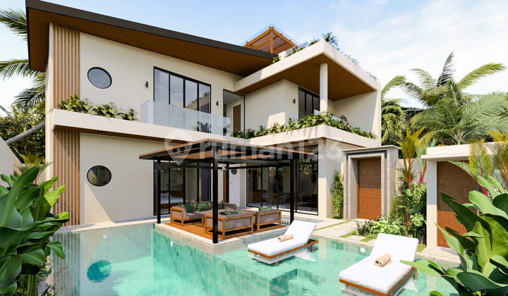 Modern 3-Bedroom Villa with Rooftop & Jimbaran Bay View