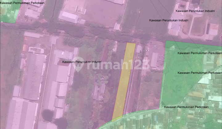 Dijual Tanpa Perantara Tanah Kosong Strategis Kawasan Industri Pinggir Jalan Raya Provinsi Bersebelahan dengan Spbu Pertamina