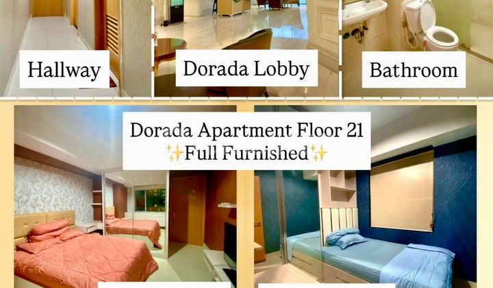 For Rent: The Mansion Dukuh Golf Kemayoran, Dorada Tower, 21st Floor, Central Jakarta.