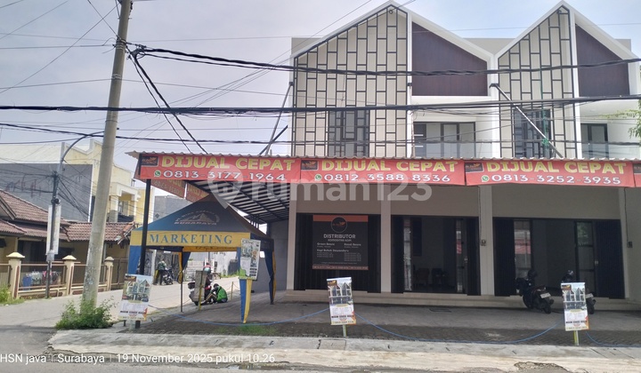 New 3-Story Shop House in Wonorejo Rungkut, Surabaya