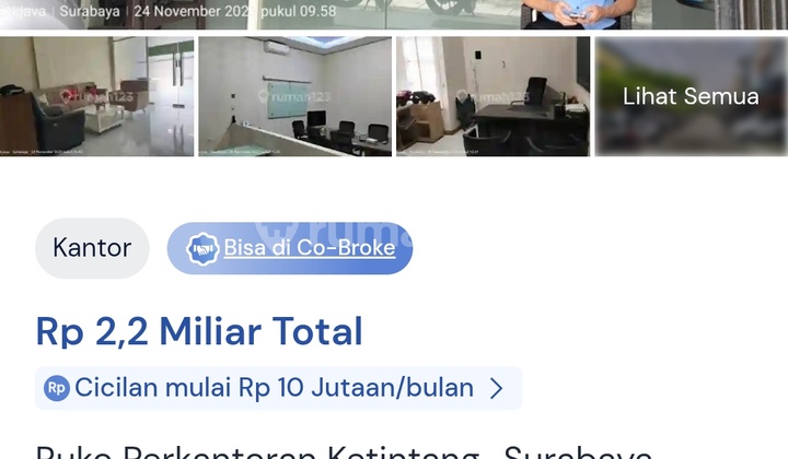 Office Shop House in Ketintang. Puri Regency Business Center